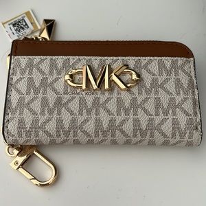 MICHAEL KORS Piper Small Zip Card Case
